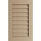 Ekena Millwork Timberthane Rustic Smooth Vertical Faux Wood Non-Functional Gable Vent, Primed Tan, 28"W x 45"H GVURVE28X45DSMPR - alternate 1